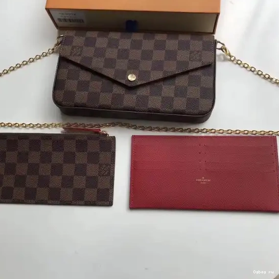Felicie Bag Louis Damier Vuitton N63032 Pochette 0707